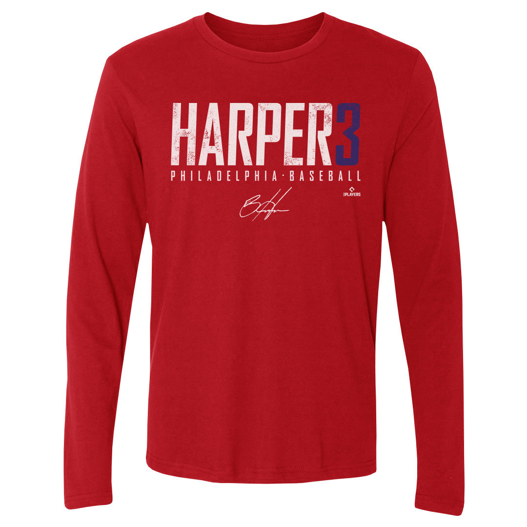 Bryce Harper Men&#39;s Long Sleeve T-Shirt | 500 LEVEL