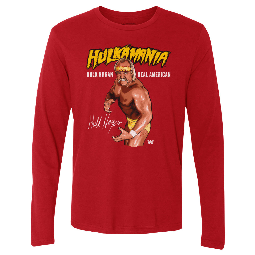 Men's Red Hulk Hogan Baseball Jersey