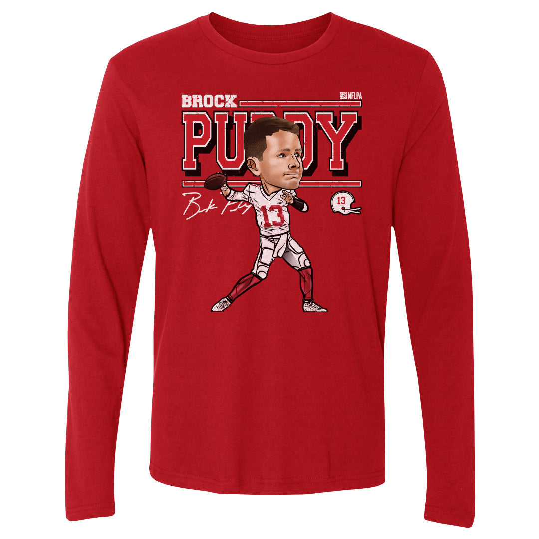 Brock Purdy Men&#39;s Long Sleeve T-Shirt | 500 LEVEL