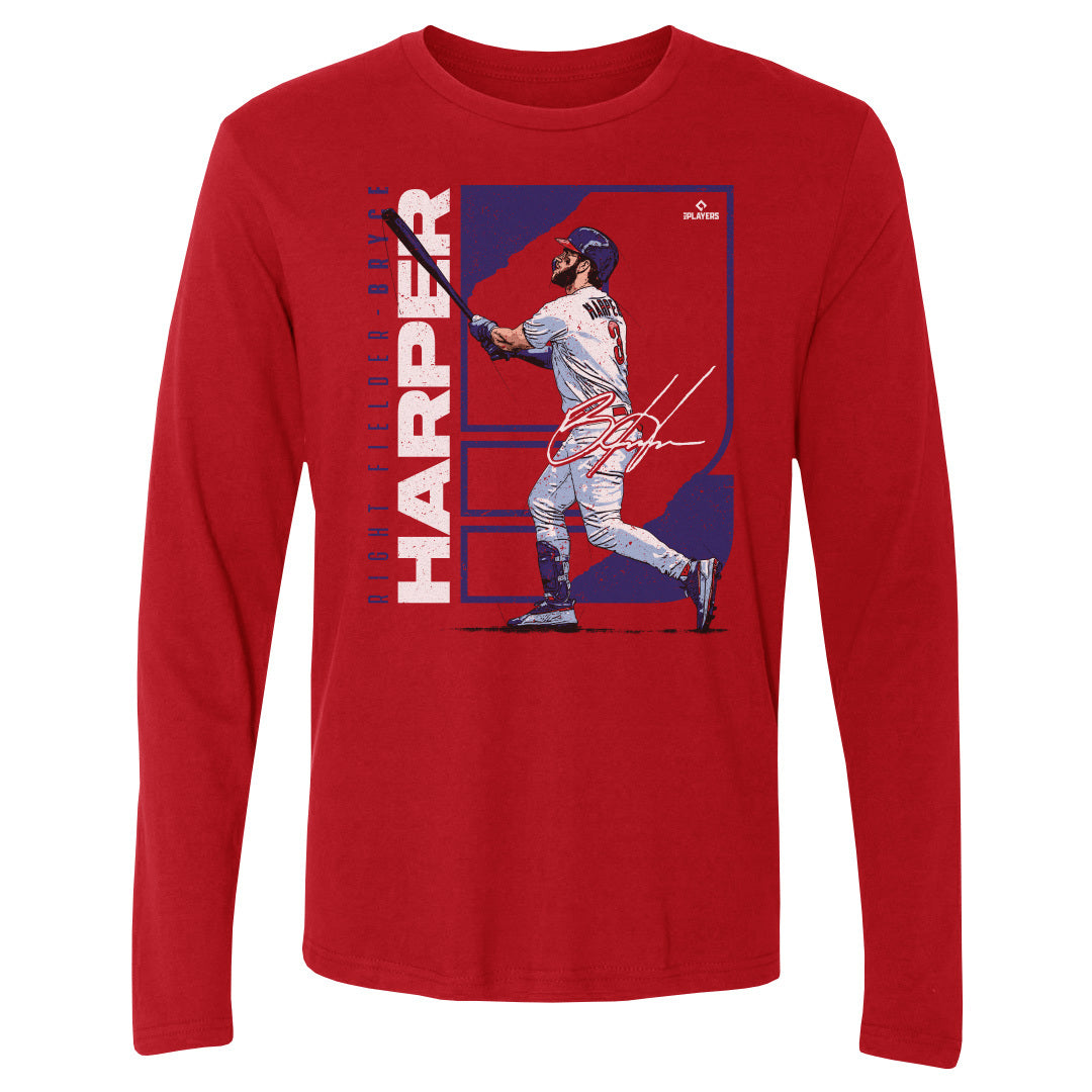 Bryce Harper Men&#39;s Long Sleeve T-Shirt | 500 LEVEL