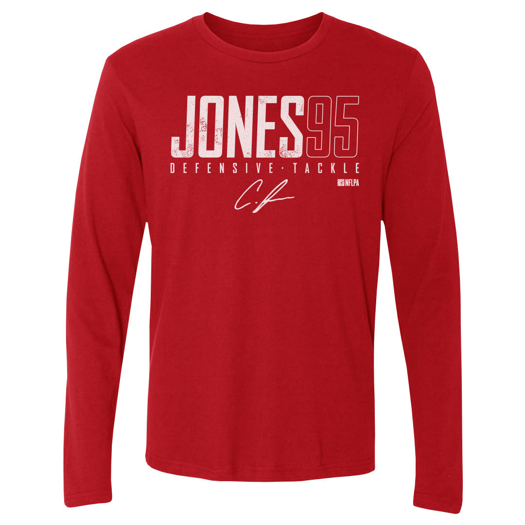 Chris Jones Men&#39;s Long Sleeve T-Shirt | 500 LEVEL