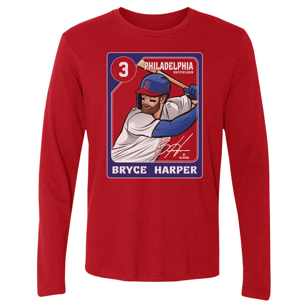 Bryce Harper Men&#39;s Long Sleeve T-Shirt | 500 LEVEL