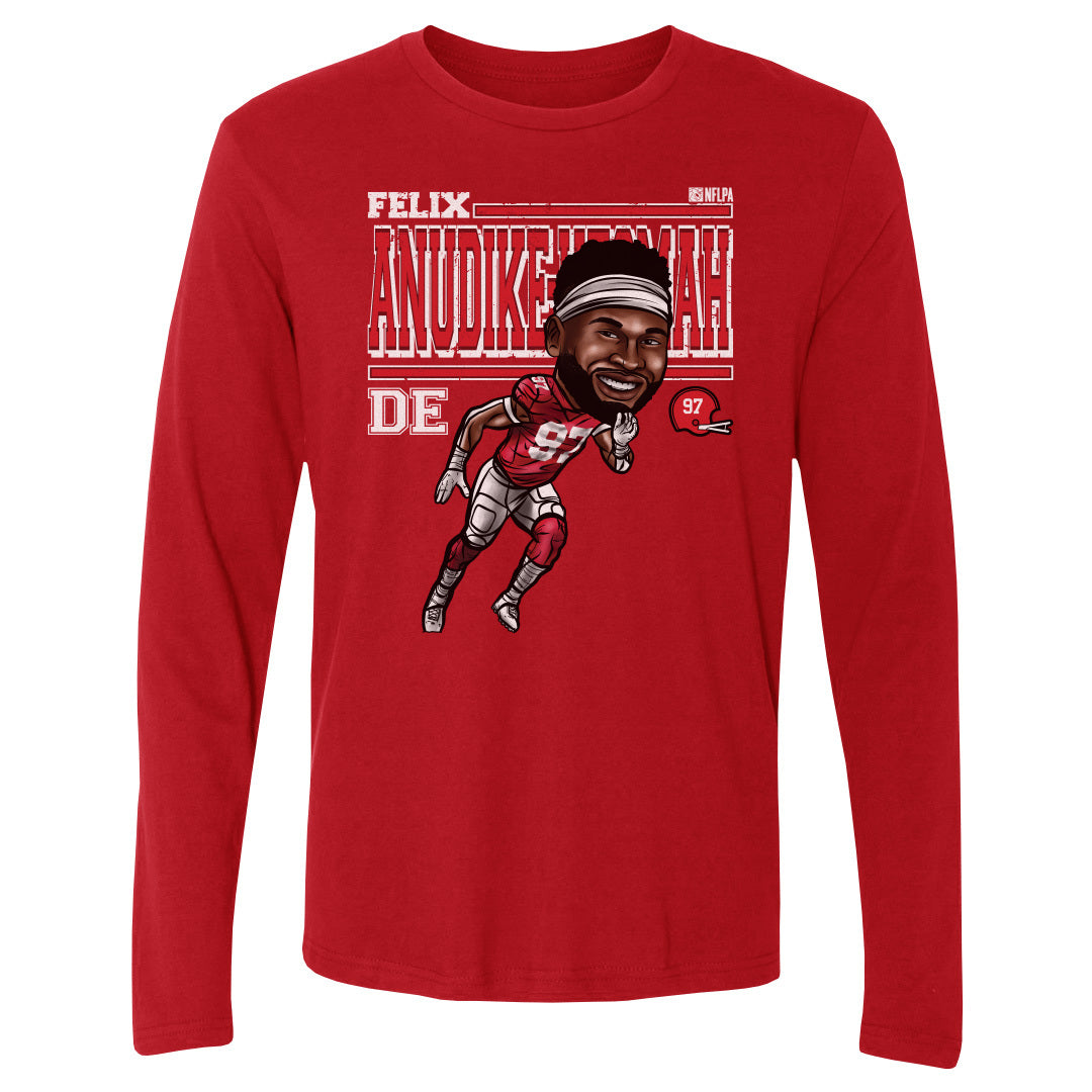 Felix Anudike-Uzomah Men&#39;s Long Sleeve T-Shirt | 500 LEVEL