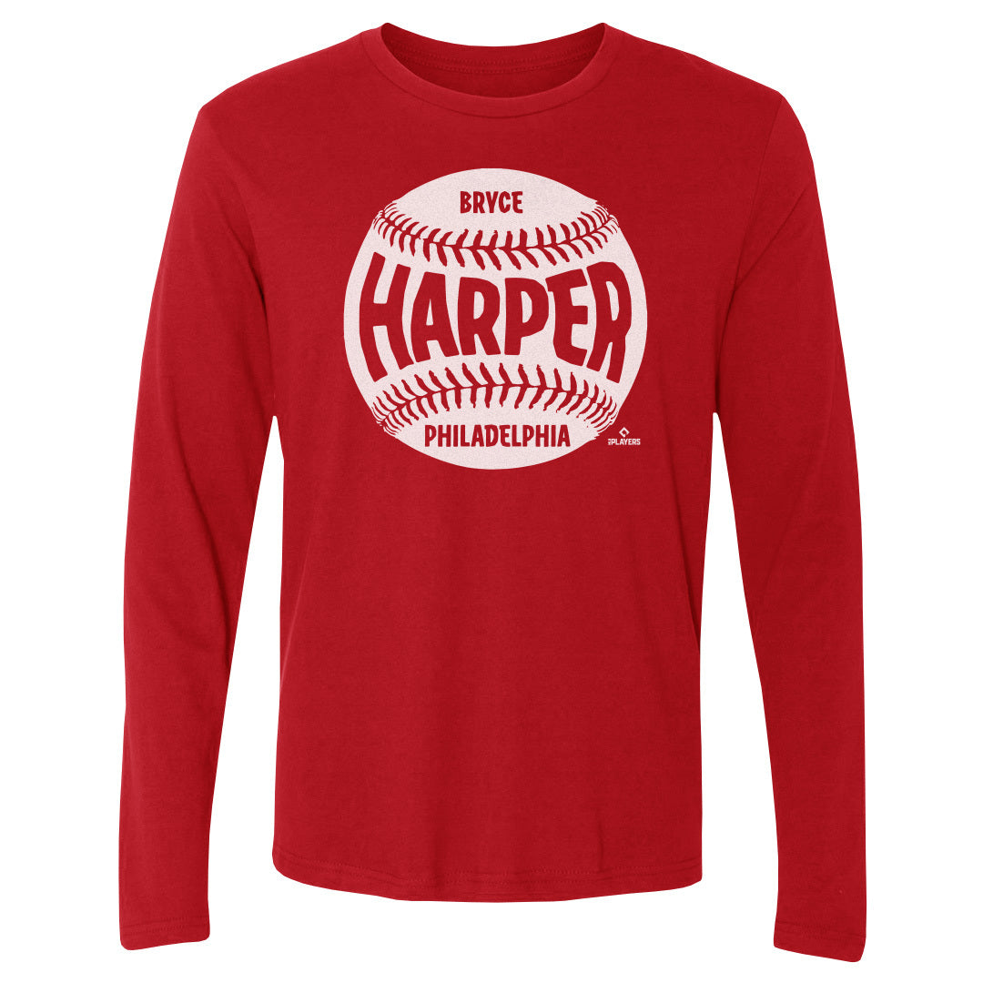 Bryce Harper Men&#39;s Long Sleeve T-Shirt | 500 LEVEL