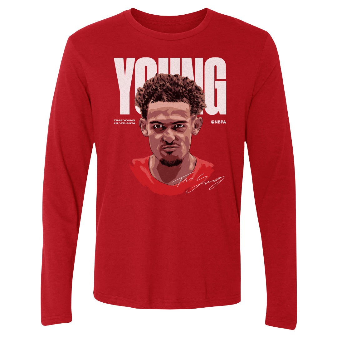 Trae Young Men&#39;s Long Sleeve T-Shirt | 500 LEVEL