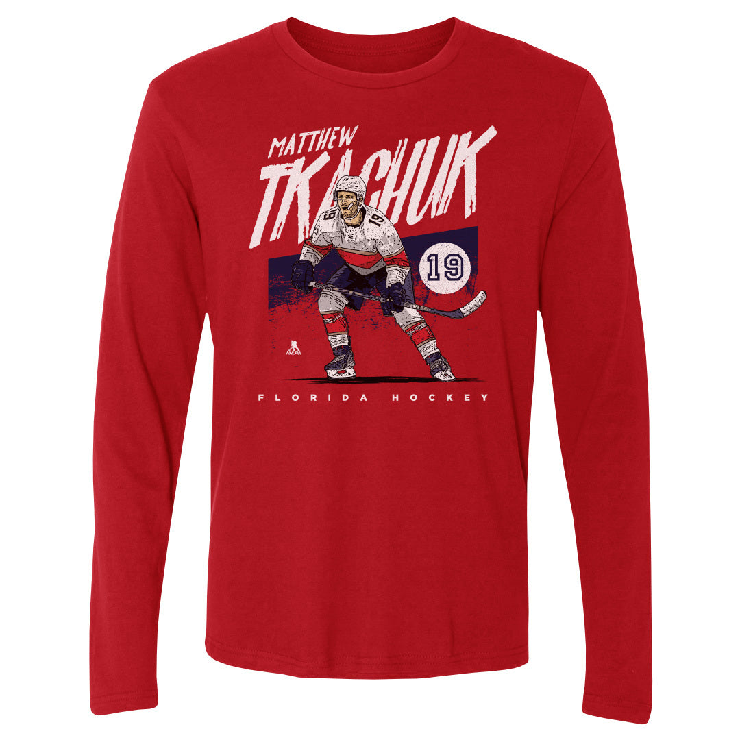 Matthew Tkachuk Men&#39;s Long Sleeve T-Shirt | 500 LEVEL