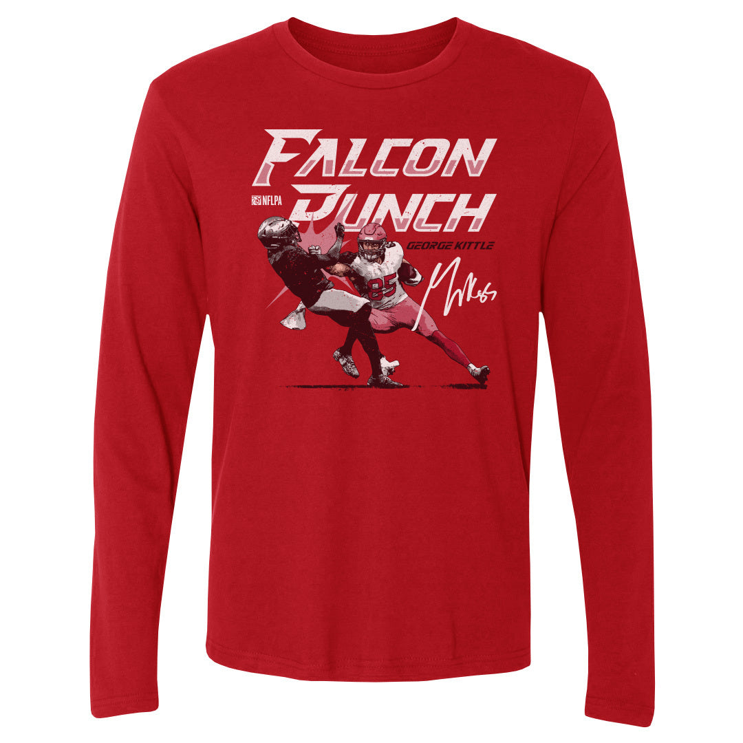 George Kittle Men&#39;s Long Sleeve T-Shirt | 500 LEVEL