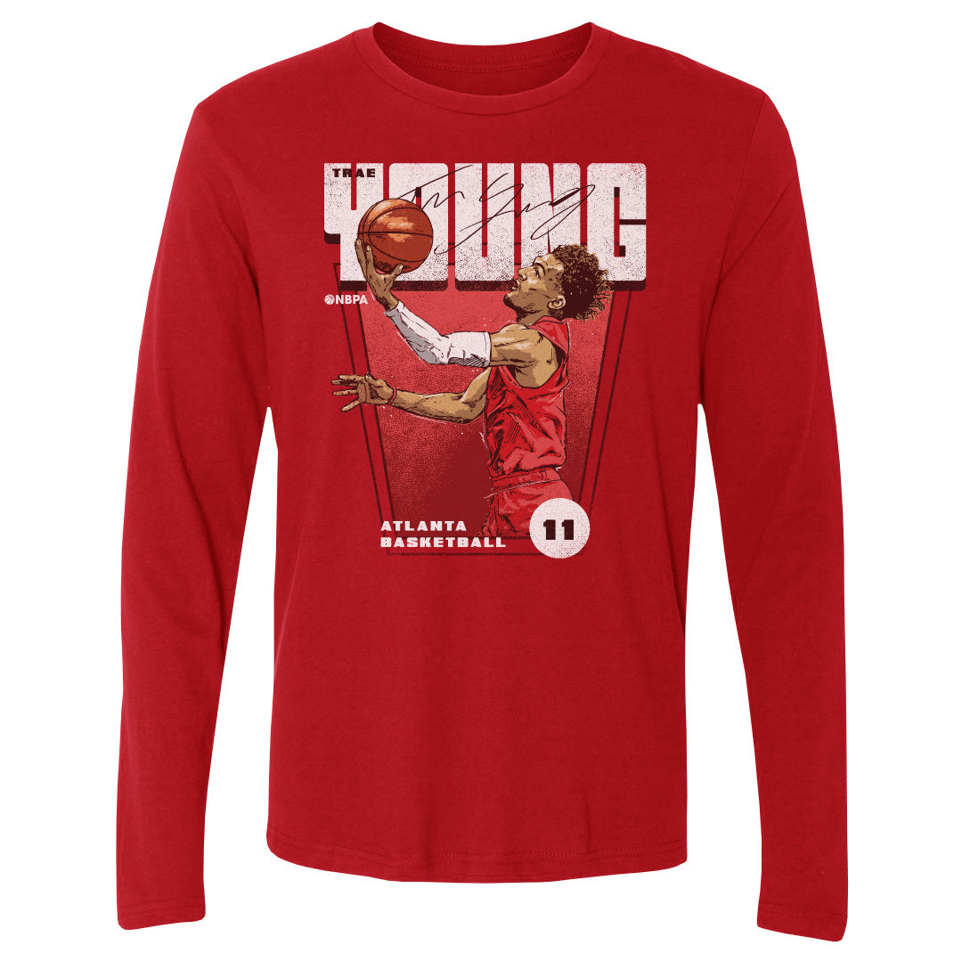 Trae Young Men&#39;s Long Sleeve T-Shirt | 500 LEVEL