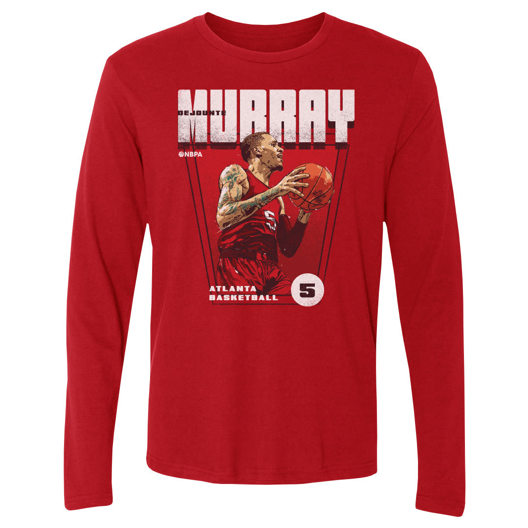 Dejounte Murray Men&#39;s Long Sleeve T-Shirt | 500 LEVEL