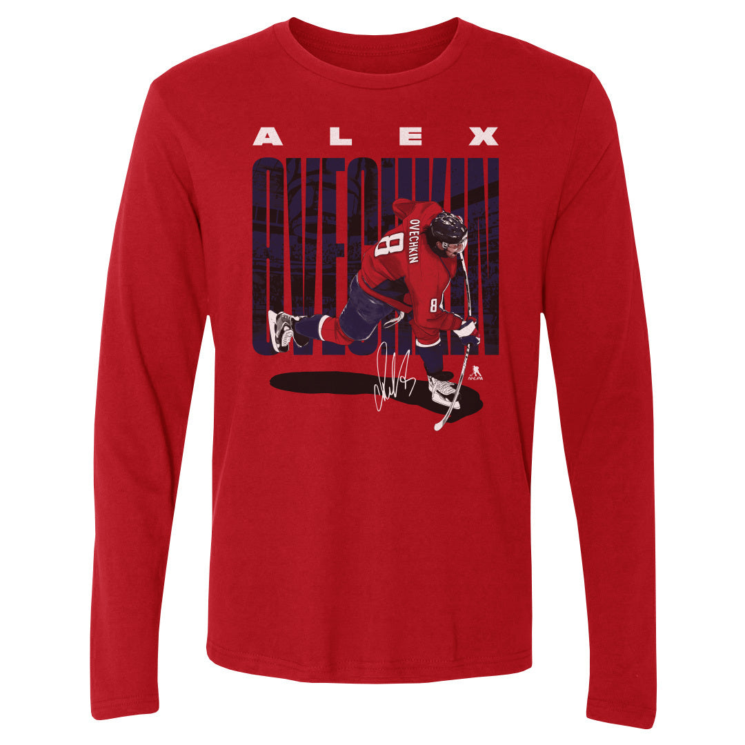 Alex Ovechkin Men&#39;s Long Sleeve T-Shirt | 500 LEVEL