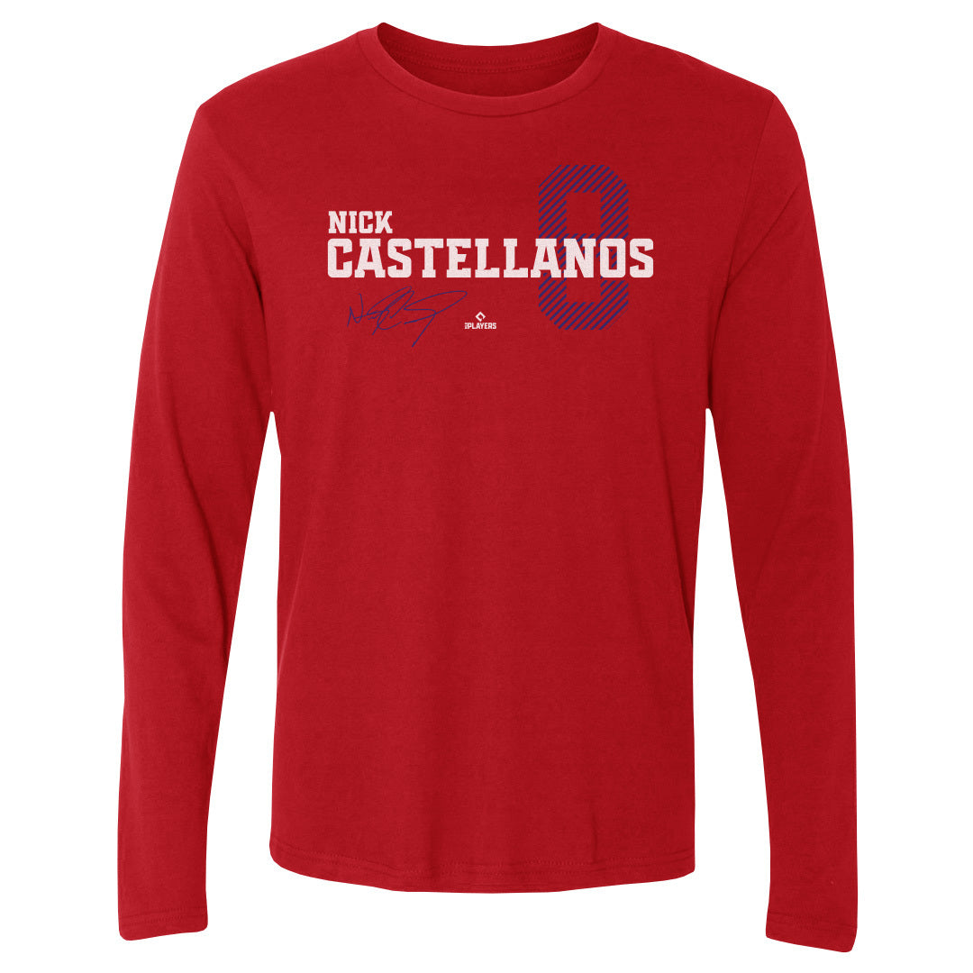 Nick Castellanos Men&#39;s Long Sleeve T-Shirt | 500 LEVEL