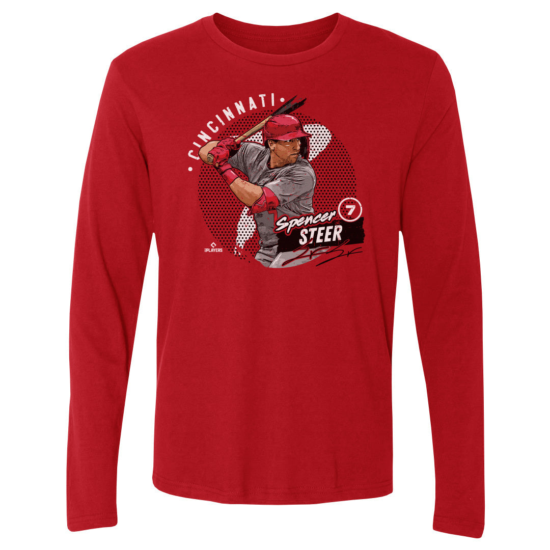 Spencer Steer Men&#39;s Long Sleeve T-Shirt | 500 LEVEL