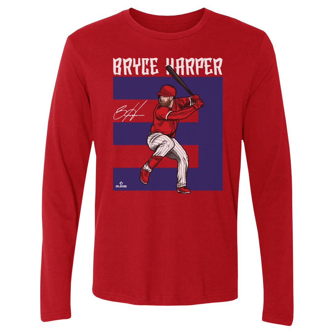 Bryce Harper Men&#39;s Long Sleeve T-Shirt | 500 LEVEL