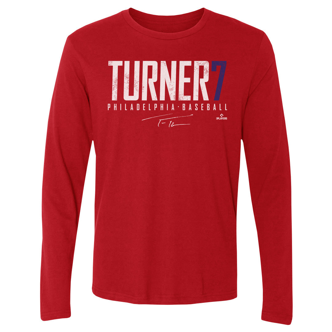 Trea Turner Men&#39;s Long Sleeve T-Shirt | 500 LEVEL