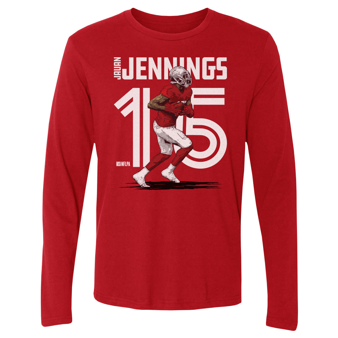 Jauan Jennings Men&#39;s Long Sleeve T-Shirt | 500 LEVEL