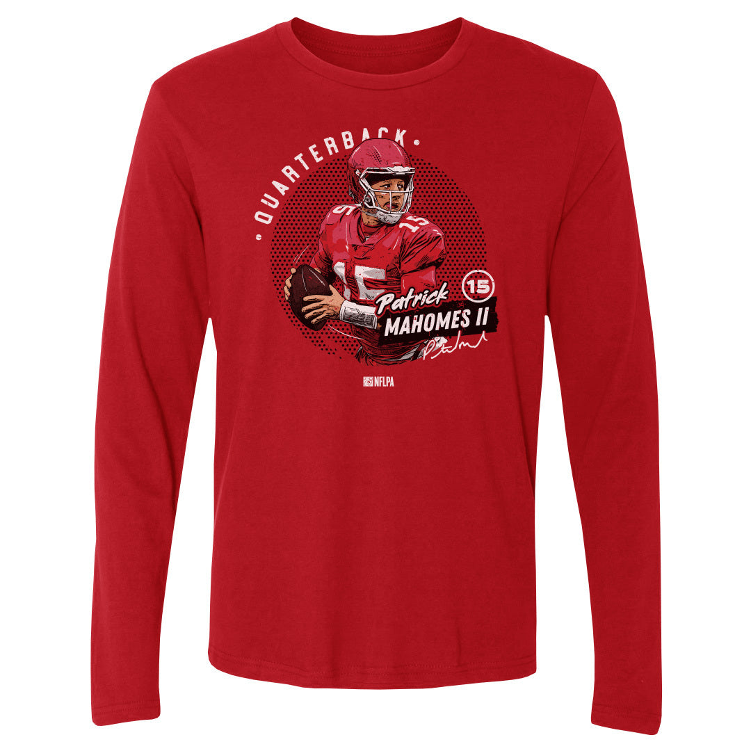 Patrick Mahomes Men&#39;s Long Sleeve T-Shirt | 500 LEVEL