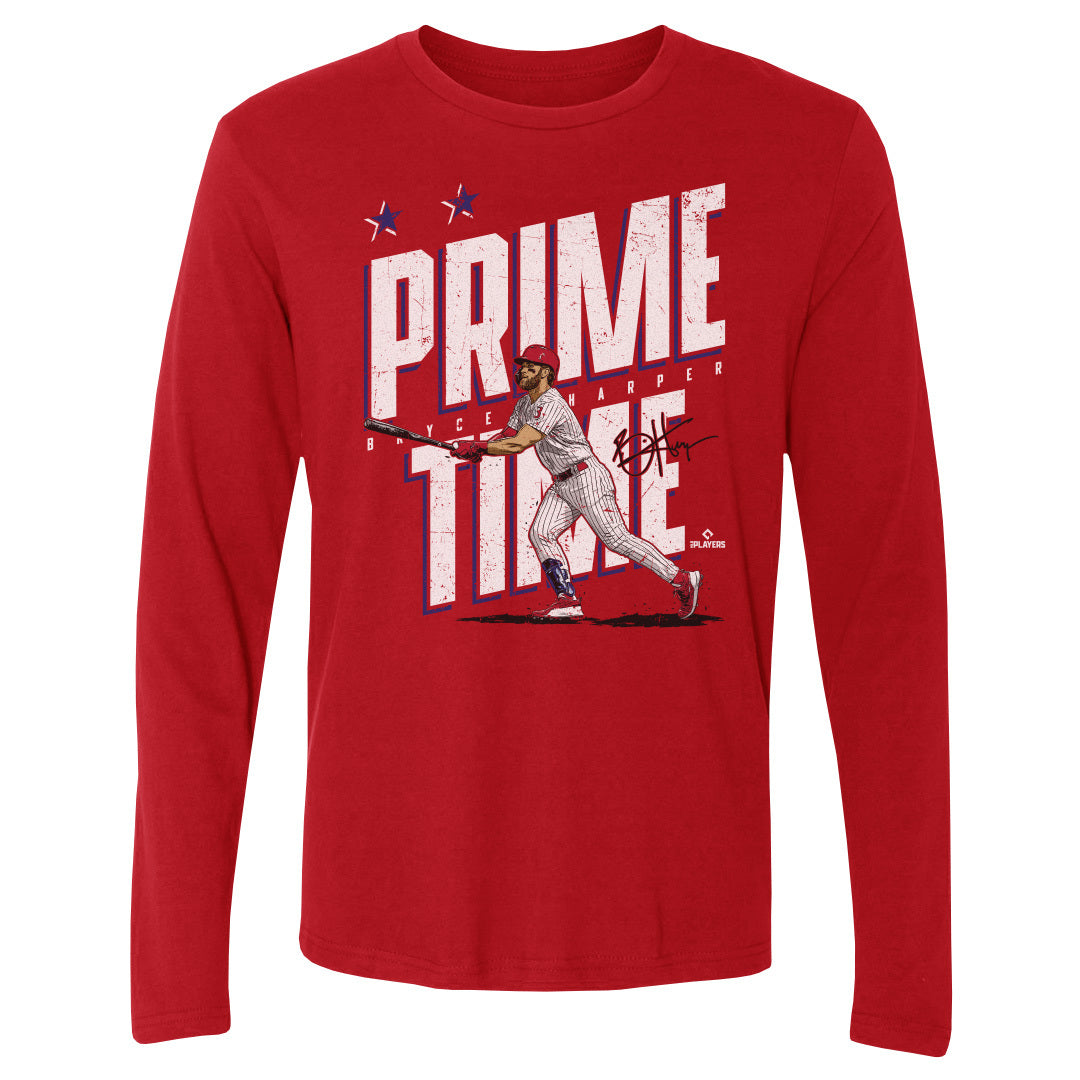 Bryce Harper Men&#39;s Long Sleeve T-Shirt | 500 LEVEL