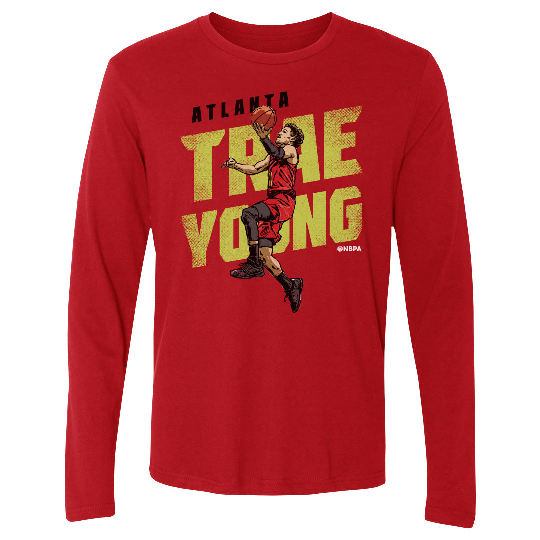 Trae Young Men&#39;s Long Sleeve T-Shirt | 500 LEVEL