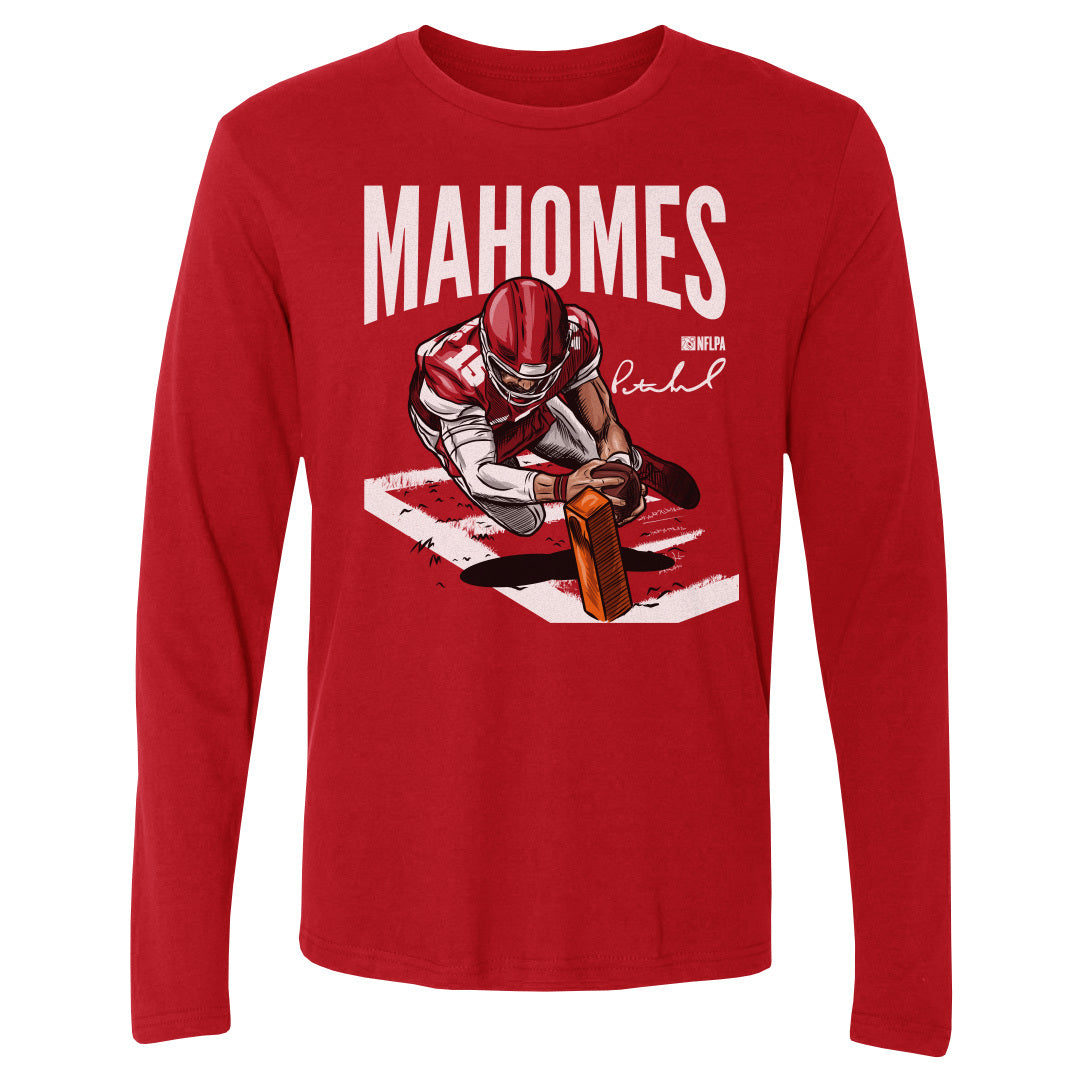 Patrick Mahomes Men&#39;s Long Sleeve T-Shirt | 500 LEVEL