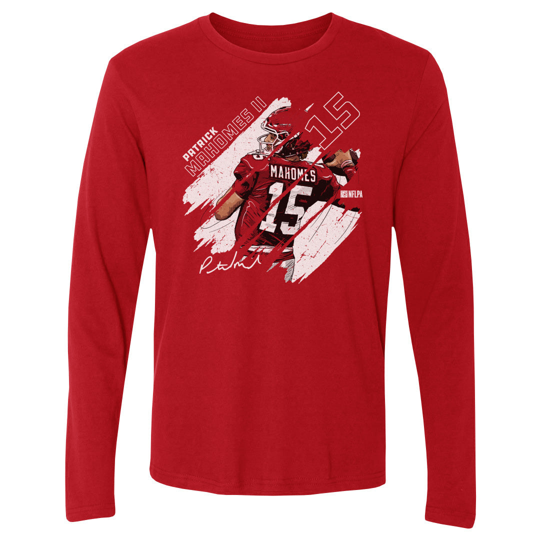 Patrick Mahomes Men&#39;s Long Sleeve T-Shirt | 500 LEVEL