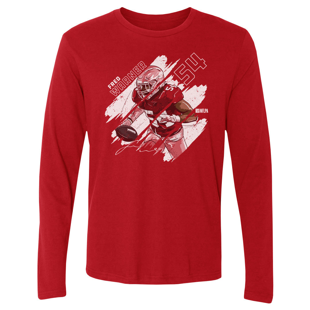 Fred Warner Men&#39;s Long Sleeve T-Shirt | 500 LEVEL