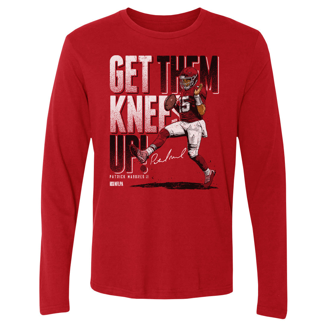 Patrick Mahomes Men&#39;s Long Sleeve T-Shirt | 500 LEVEL