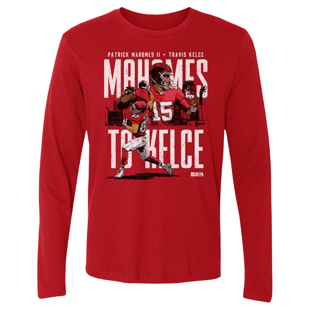 Patrick Mahomes Men&#39;s Long Sleeve T-Shirt | 500 LEVEL