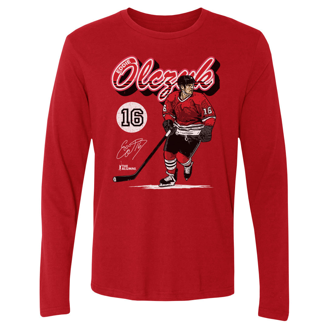 Eddie Olczyk Men&#39;s Long Sleeve T-Shirt | 500 LEVEL