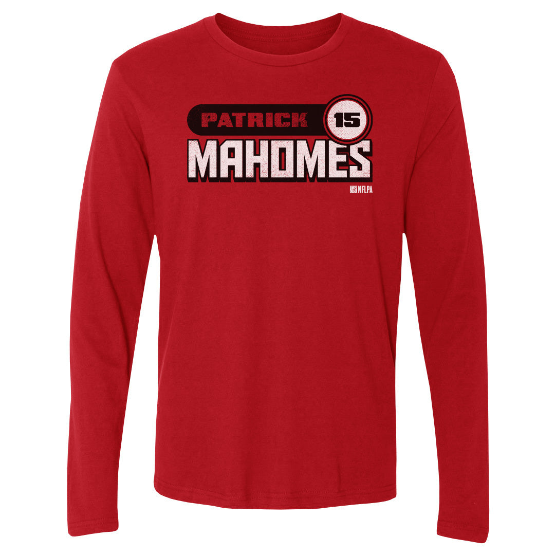 Patrick Mahomes Men&#39;s Long Sleeve T-Shirt | 500 LEVEL