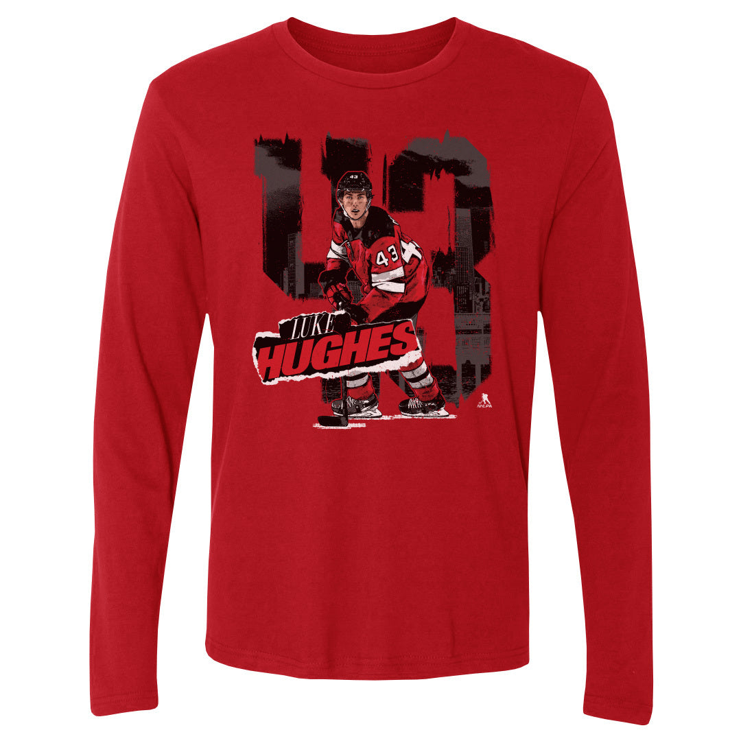 Luke Hughes Men&#39;s Long Sleeve T-Shirt | 500 LEVEL