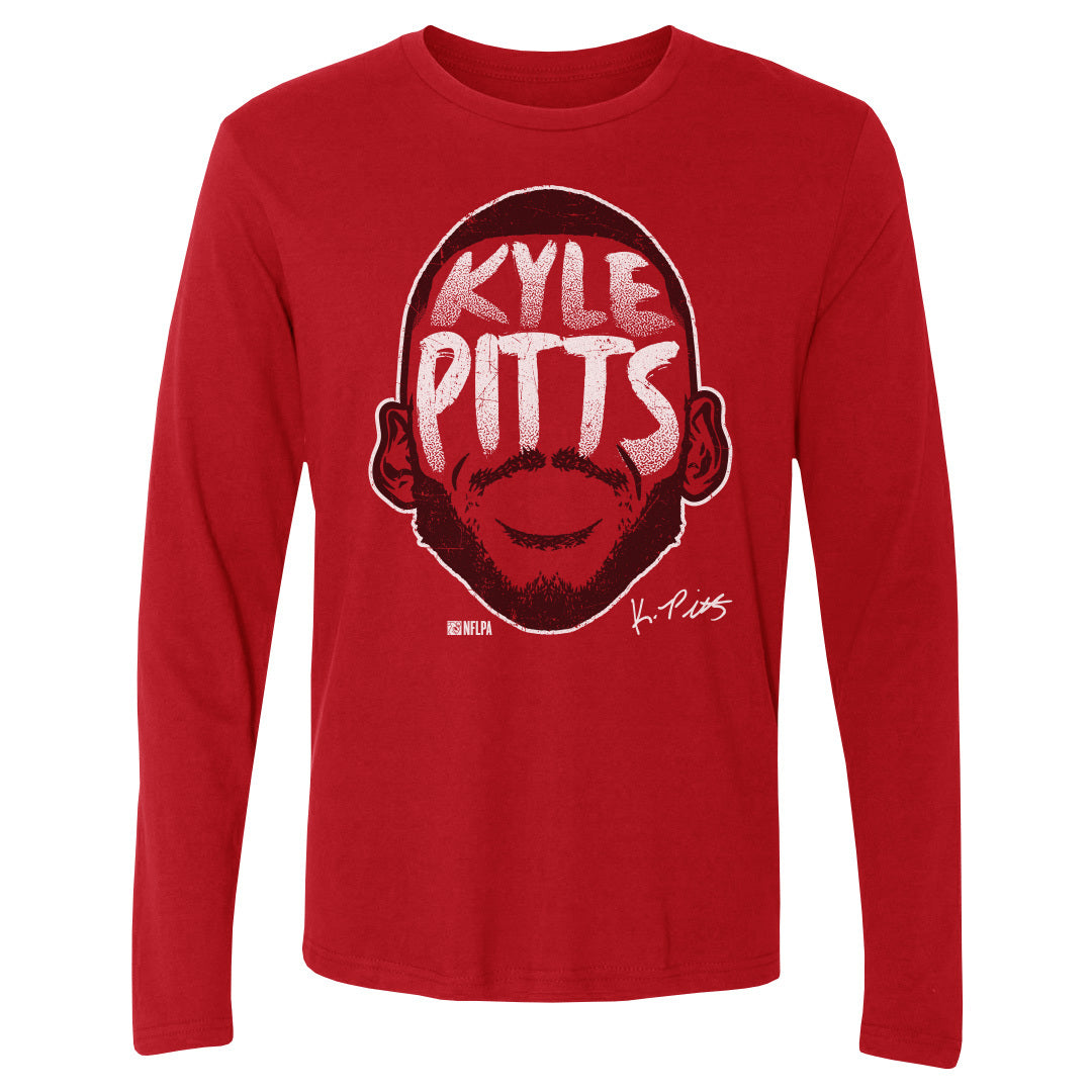 Kyle Pitts Men&#39;s Long Sleeve T-Shirt | 500 LEVEL
