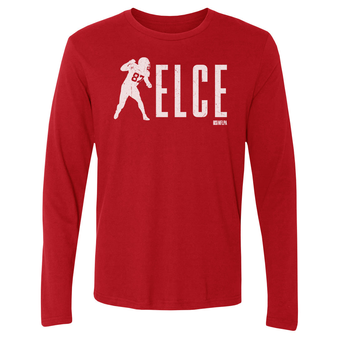 Travis Kelce Men&#39;s Long Sleeve T-Shirt | 500 LEVEL