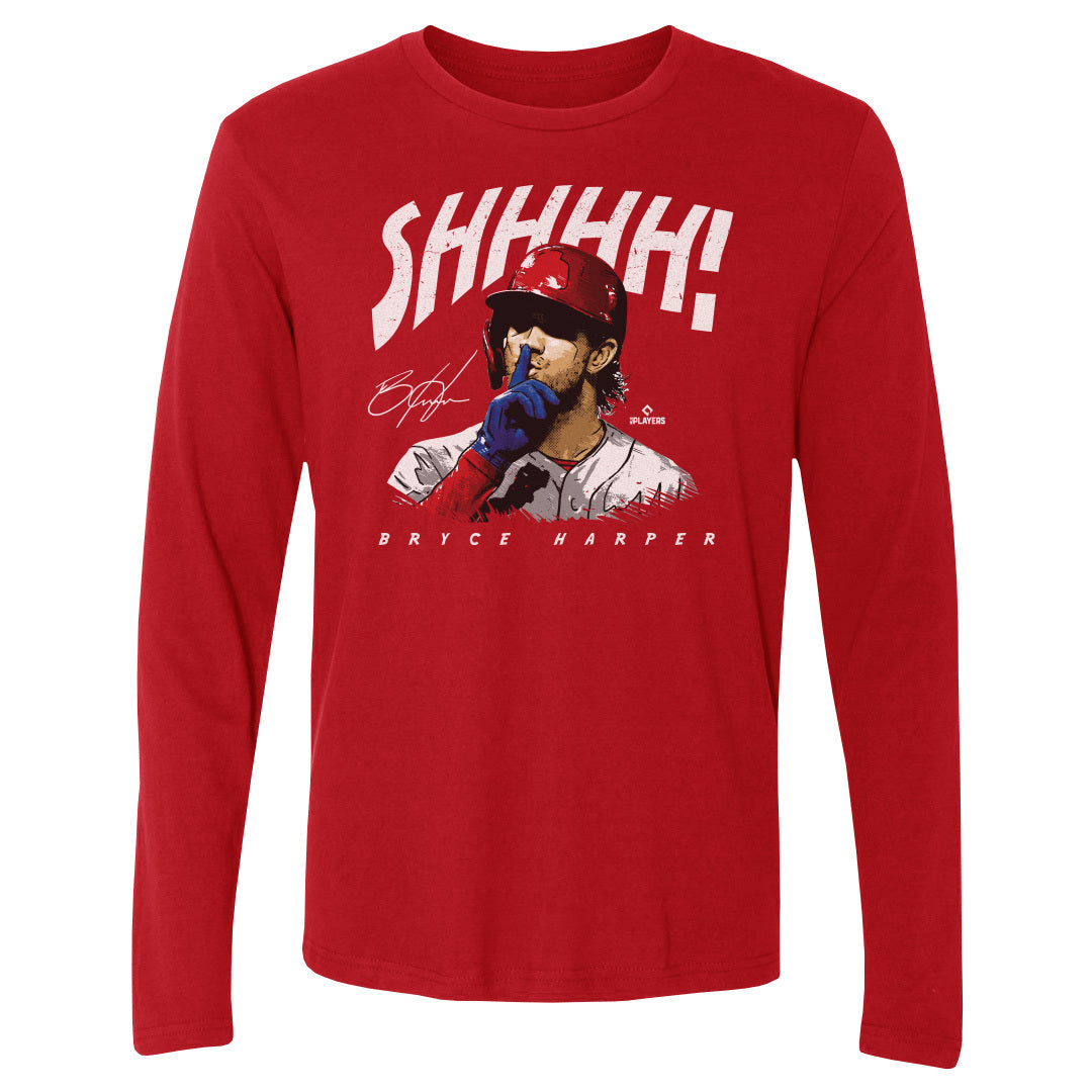 Bryce Harper Men&#39;s Long Sleeve T-Shirt | 500 LEVEL