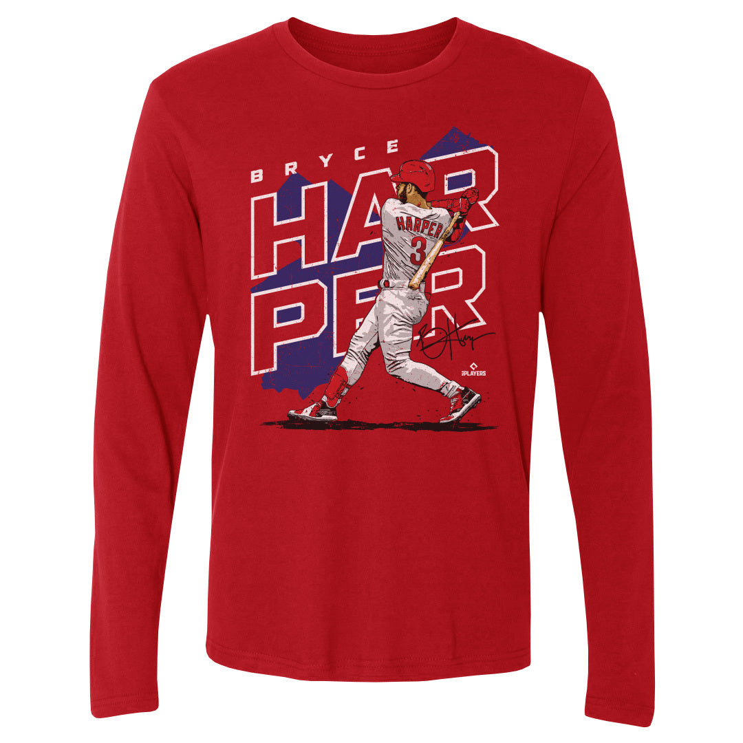 Bryce Harper Men&#39;s Long Sleeve T-Shirt | 500 LEVEL