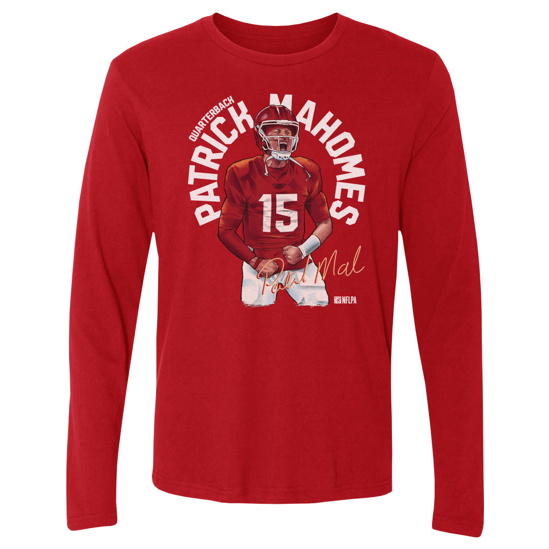 Patrick Mahomes Men&#39;s Long Sleeve T-Shirt | 500 LEVEL