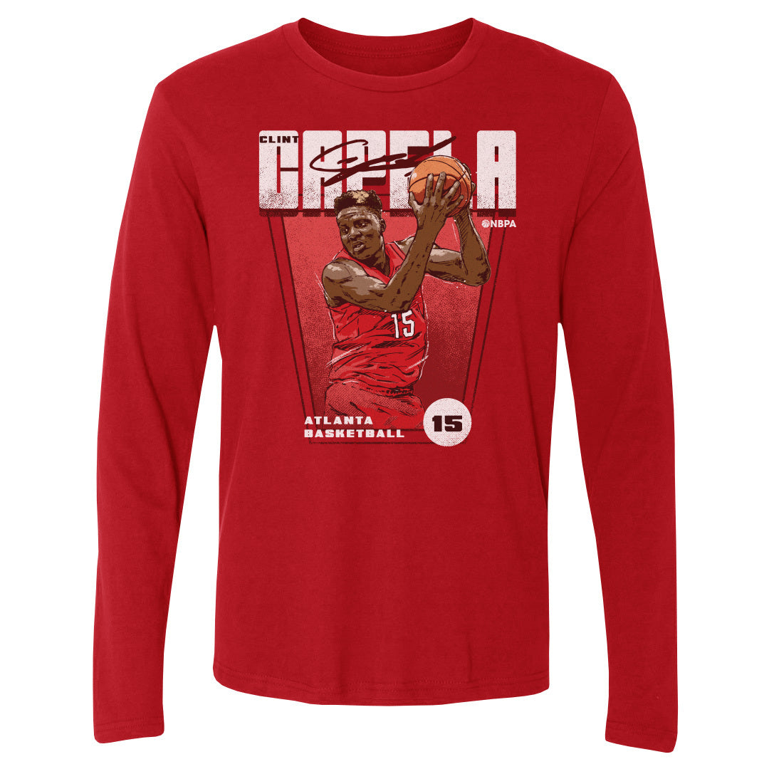 Clint Capela Men&#39;s Long Sleeve T-Shirt | 500 LEVEL