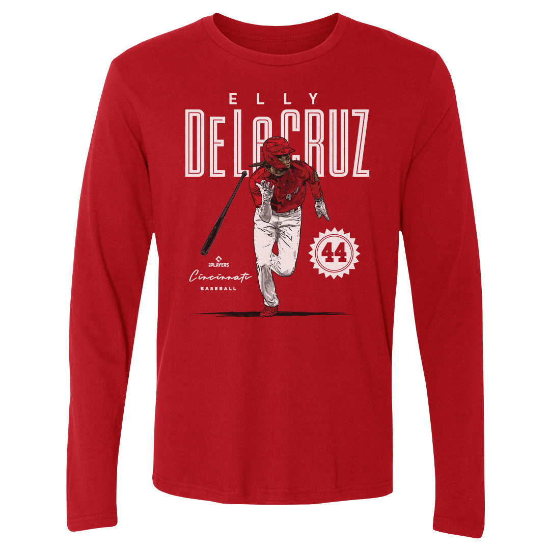 Elly De La Cruz Men&#39;s Long Sleeve T-Shirt | 500 LEVEL