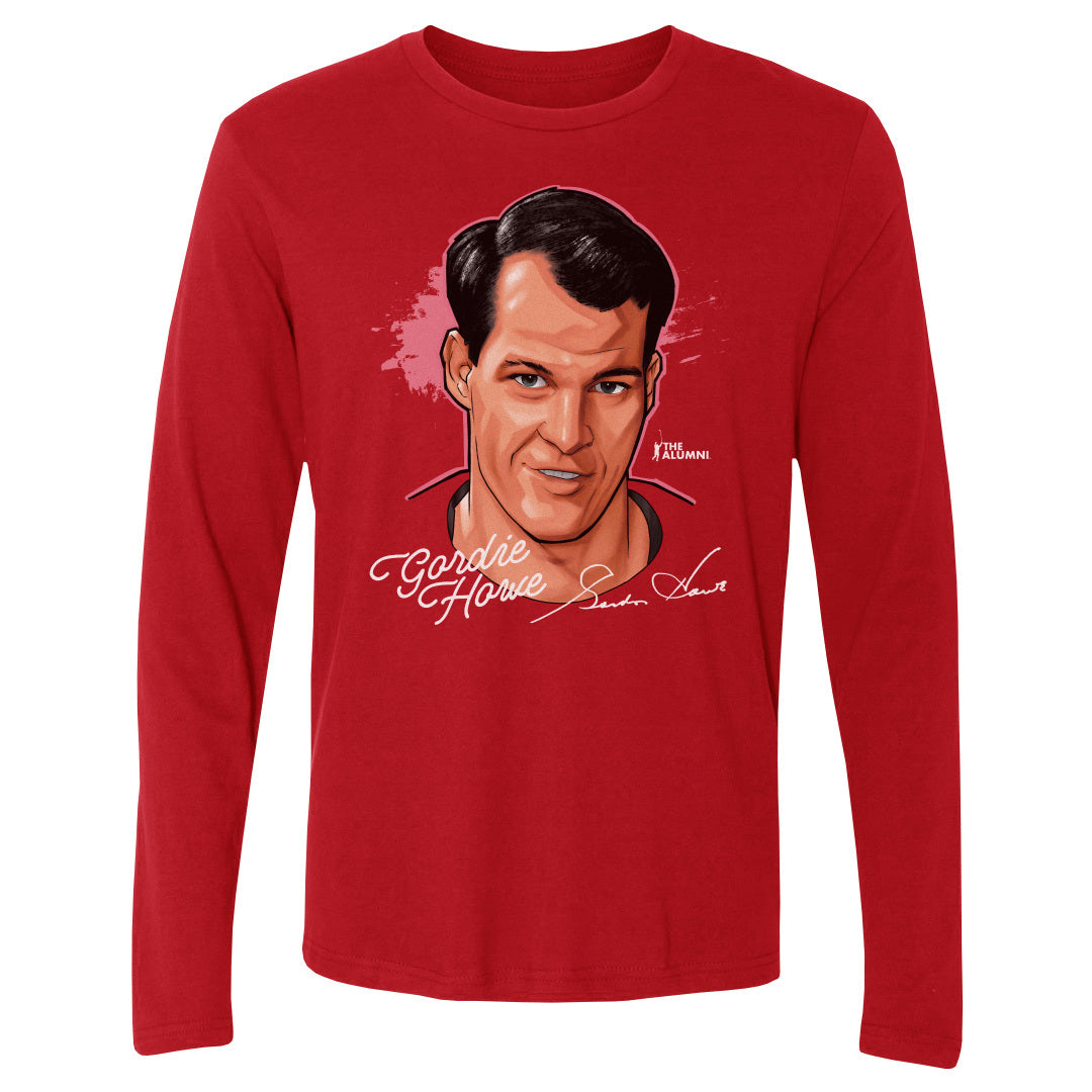 Gordie Howe Men&#39;s Long Sleeve T-Shirt | 500 LEVEL