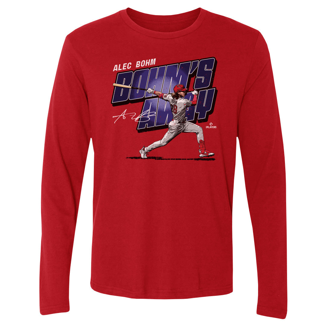 Alec Bohm Baseball Tee Shirt, Philadelphia Baseball Men's Baseball T-Shirt