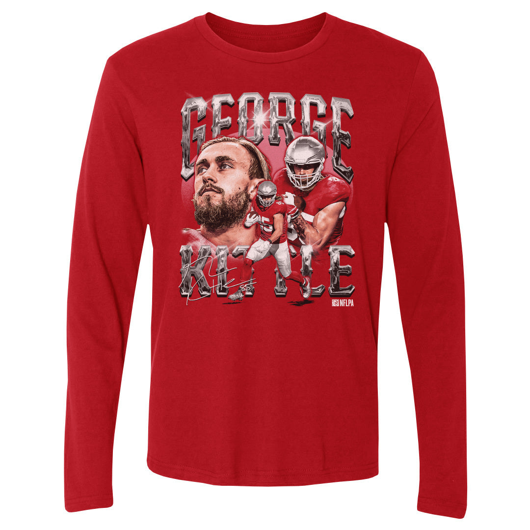 George Kittle Men&#39;s Long Sleeve T-Shirt | 500 LEVEL