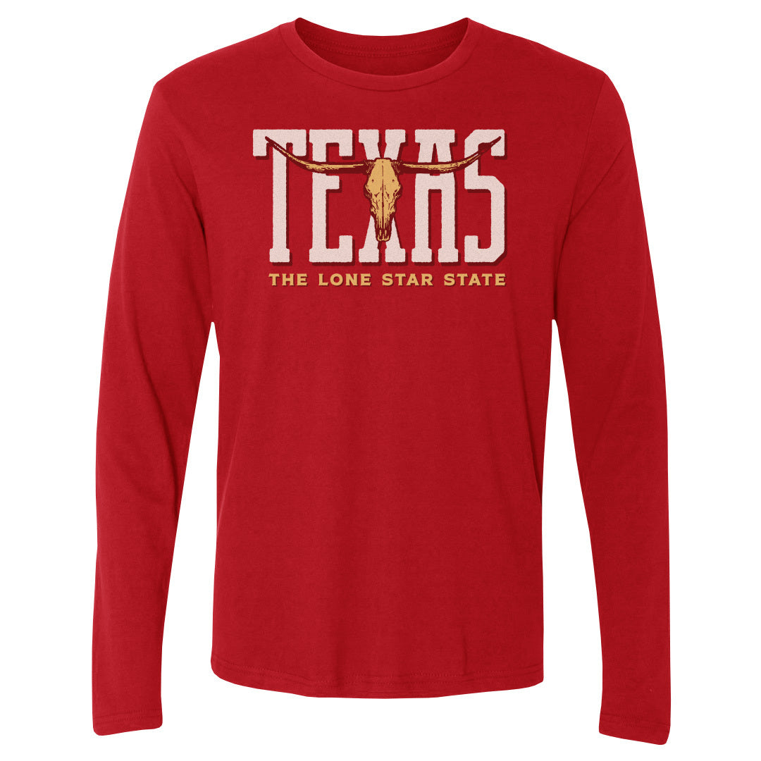 Texas Men&#39;s Long Sleeve T-Shirt | 500 LEVEL