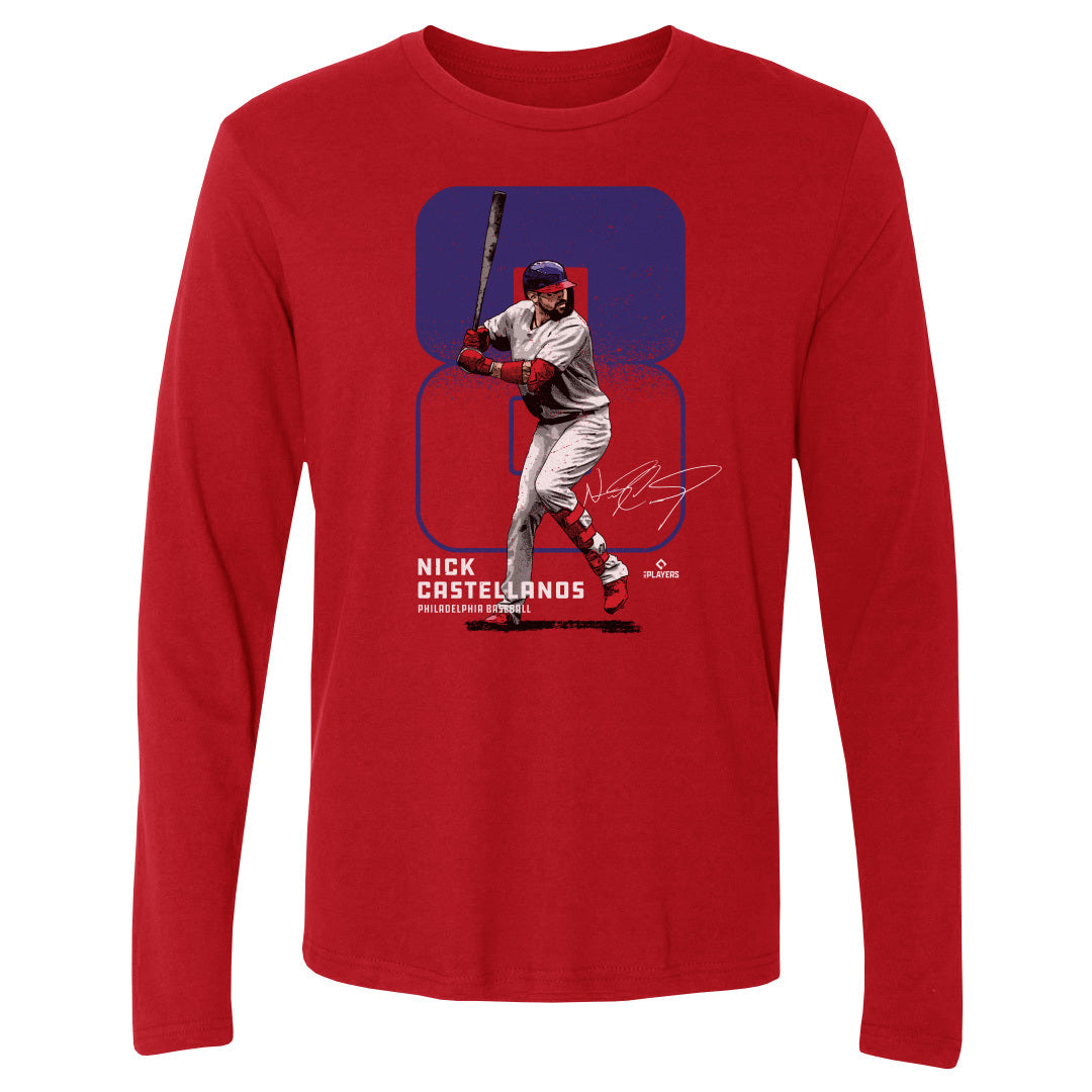 Nick Castellanos Men&#39;s Long Sleeve T-Shirt | 500 LEVEL