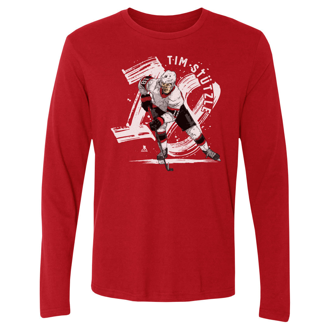 Tim Stutzle Men&#39;s Long Sleeve T-Shirt | 500 LEVEL