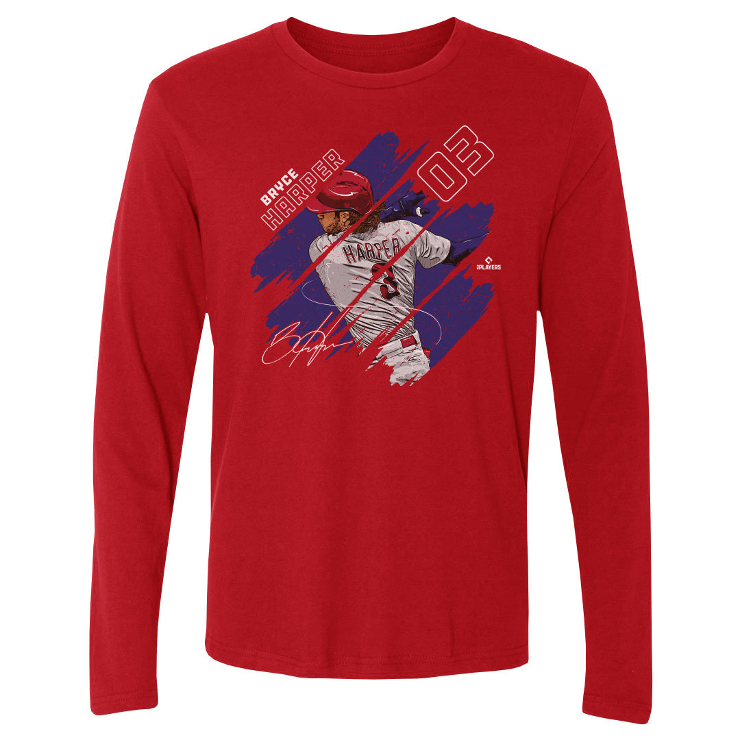 Bryce Harper Men&#39;s Long Sleeve T-Shirt | 500 LEVEL