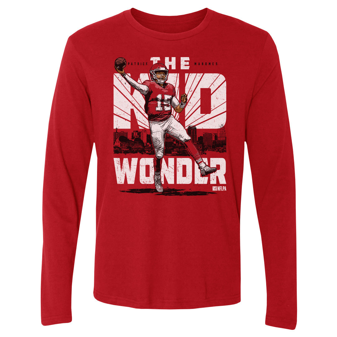 Patrick Mahomes Men&#39;s Long Sleeve T-Shirt | 500 LEVEL