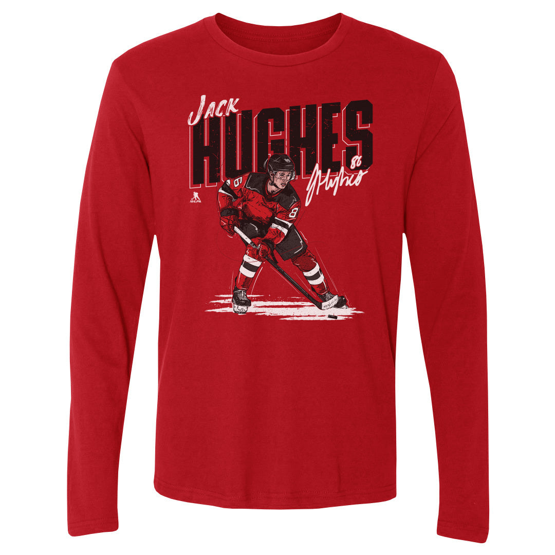 Jack Hughes Men&#39;s Long Sleeve T-Shirt | 500 LEVEL