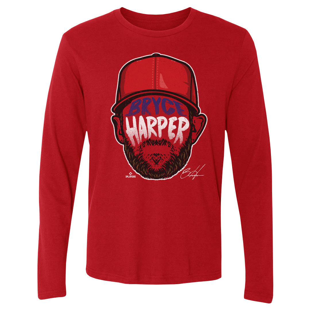 Bryce Harper Men&#39;s Long Sleeve T-Shirt | 500 LEVEL