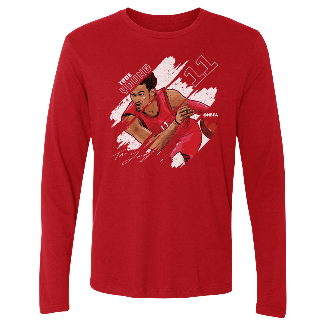 Trae Young Men&#39;s Long Sleeve T-Shirt | 500 LEVEL