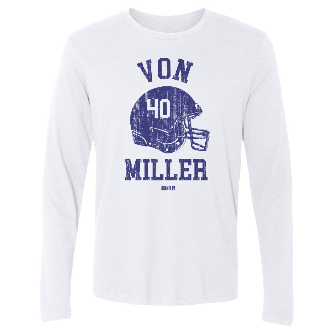 Von Miller Men's Long Sleeve T-Shirt, Buffalo Football Men's Long Sleeve T- Shirt