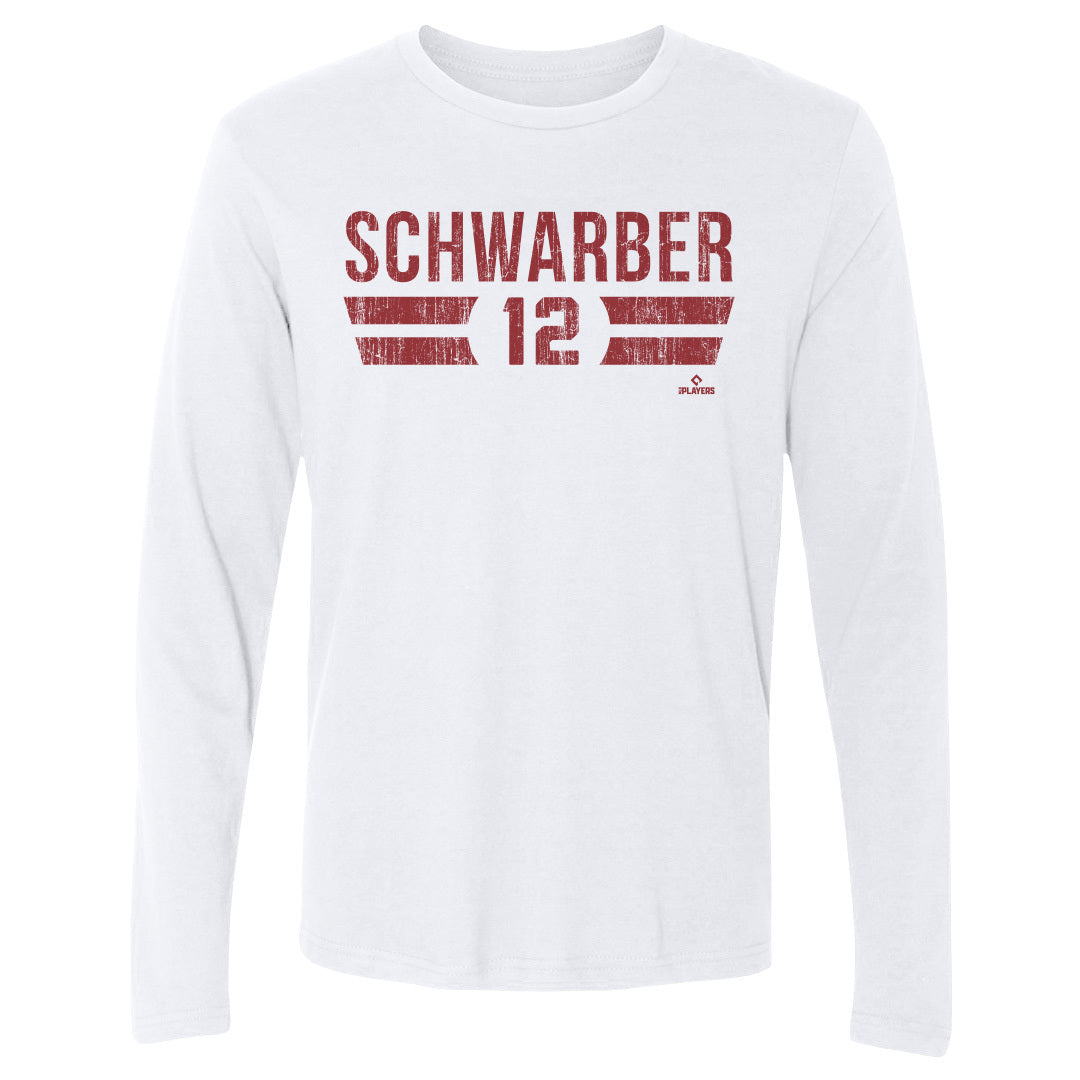 Kyle Schwarber Men&#39;s Long Sleeve T-Shirt | 500 LEVEL